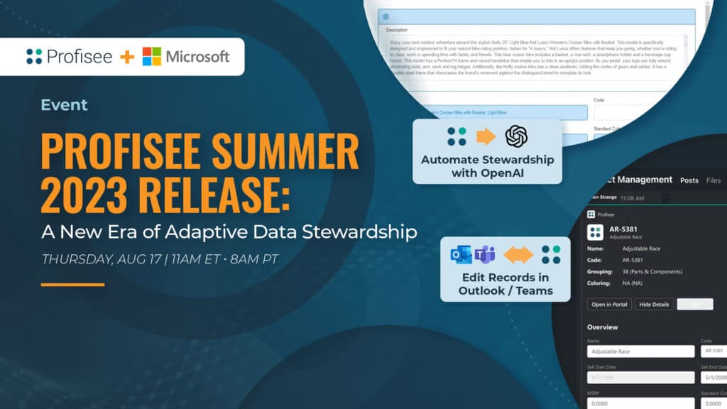 Featured image for Profisee's R2 release public event "A New Era of Adaptive Stewardship"