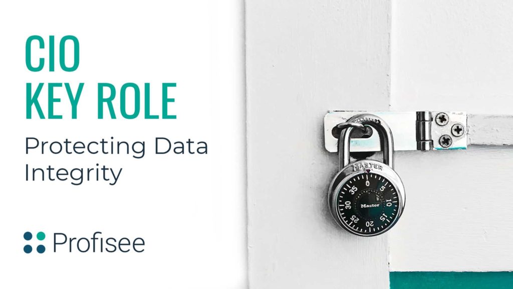 The "CIO Key Role" - Protecting Data Integrity title page.