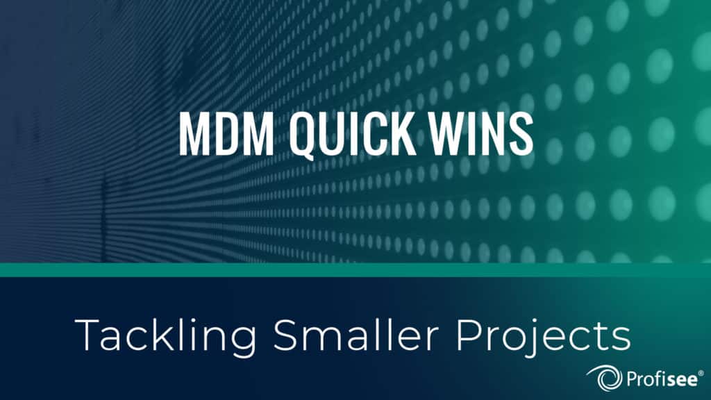 Quick Wins 2: Tackling Smaller Projects