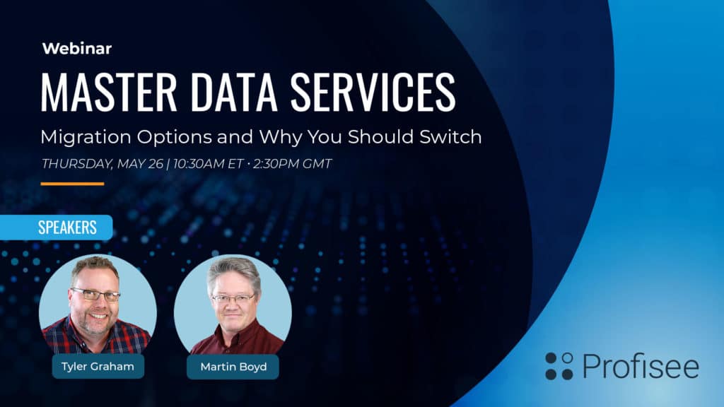 Header graphic with the tiltle "Master Data Services: Migration Options and Why You Should Switch"