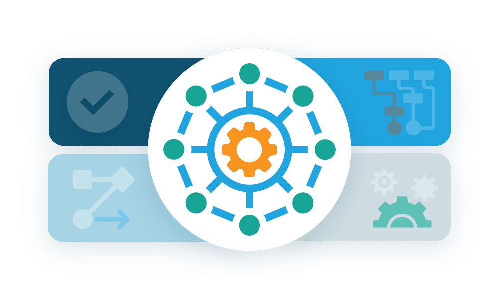 Icon of platform management.