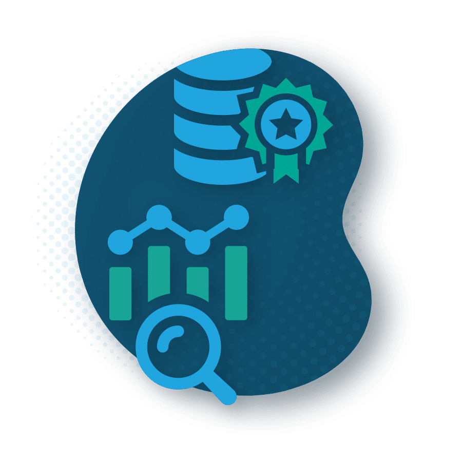Data analysis icon.