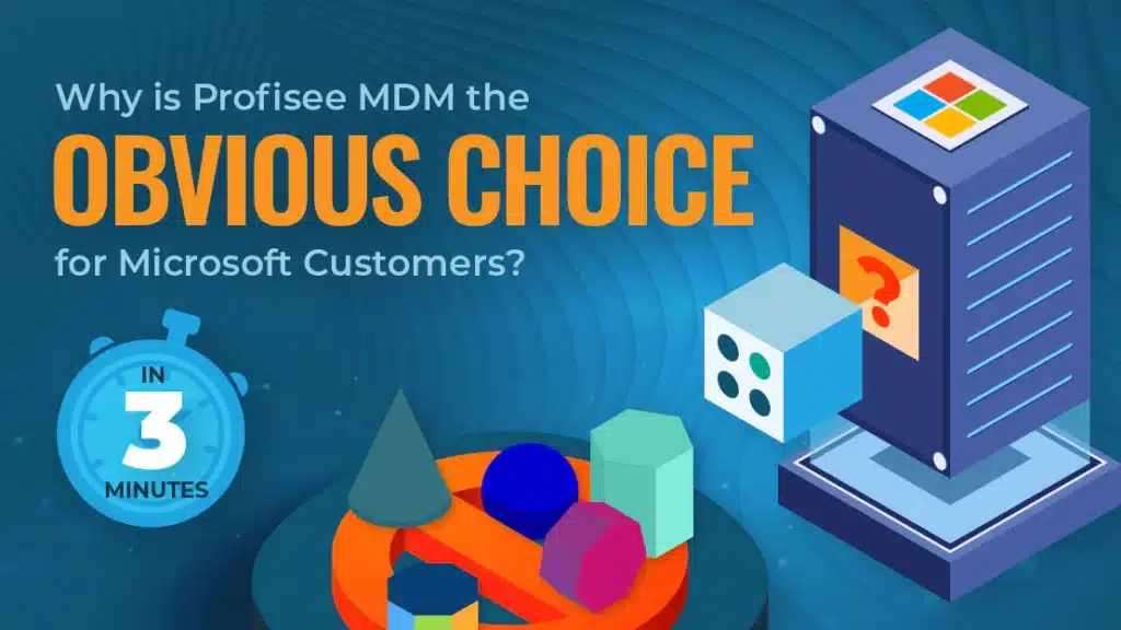 Learn why Profisee is the best MDM for Azure in less than 3 minutes. Interested in starting on the path to trustworthy data? See the Profisee Platform first-hand at Profisee.com/demo